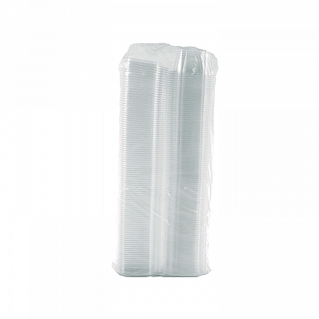 ClearPac SafeSeal Tamper-Resistant/Evident Containers, Domed Lid, 16 oz, Clear, Plastic, 100/Bag, 2 Bags/Carton (CH16DED)