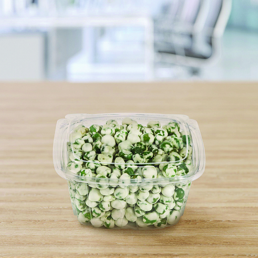 ClearPac SafeSeal Tamper-Resistant/Evident Containers, Domed Lid, 16 oz, Clear, Plastic, 100/Bag, 2 Bags/Carton (CH16DED)