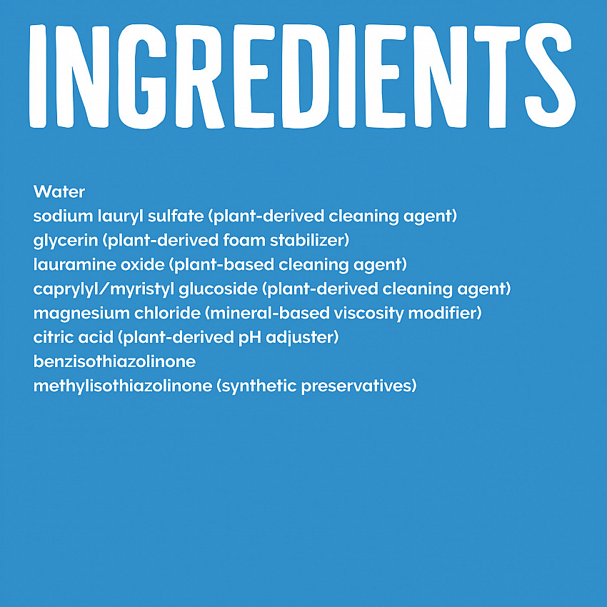 Natural Dishwashing Liquid, Free and Clear, 19 oz Bottle (44986EA)