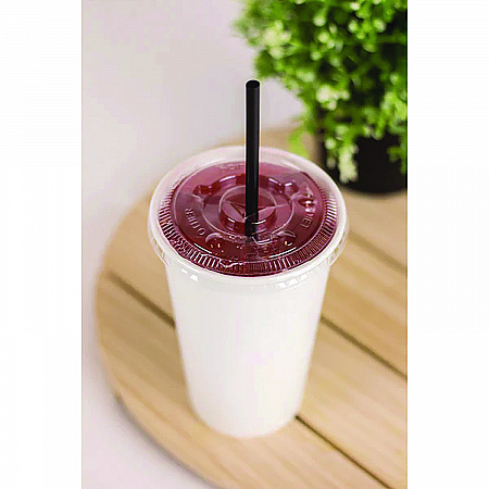Double Poly Paper Cold Cups, 16 oz, White, 1,000/Carton (CKCP16W)