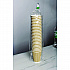 Ripple Hot Cups, 12 oz, Paper, Kraft/White, 500/Carton (CKRC512)