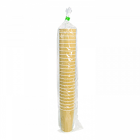 Ripple Hot Cups, 20 oz, Paper, Kraft/White, 500/Carton (CKRC520)