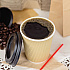Ripple Hot Cups, 8 oz, Paper, Kraft/White, 500/Carton (CKRC508)