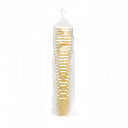 Ripple Hot Cups, 16 oz, Paper, Kraft/White, 500/Carton (CKRC516)