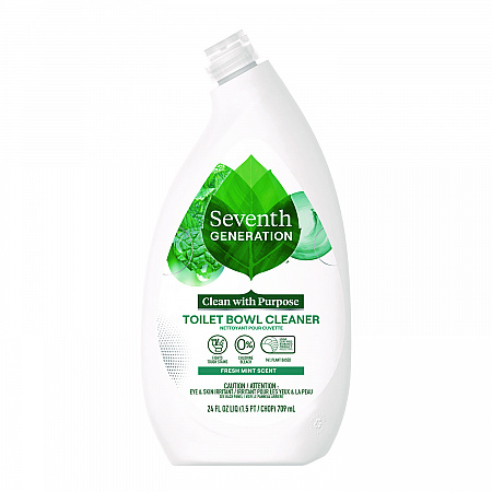 Toilet Bowl Cleaner, Fresh Mint Scent, 24 oz Bottle, 4/Carton (45166CT)