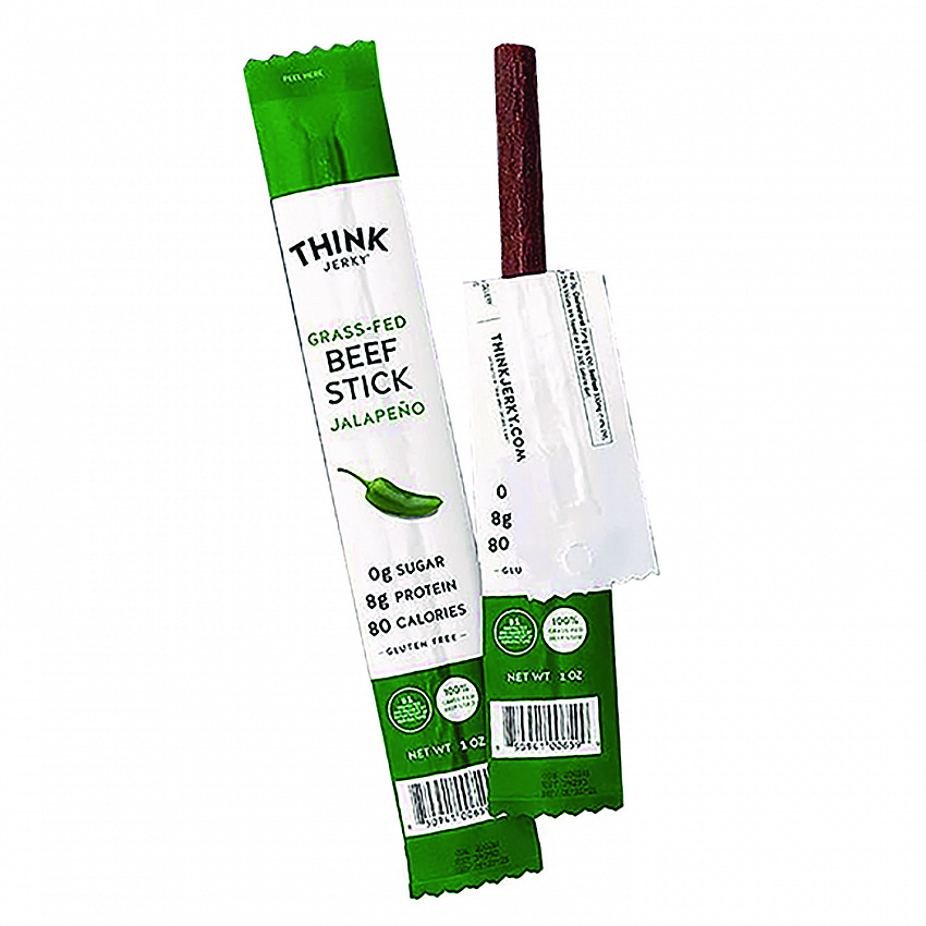 Jalapeno 100% Grass-Fed Beef Sticks, 1 oz Individually Wrapped Sticks, 20/Carton (33700003)