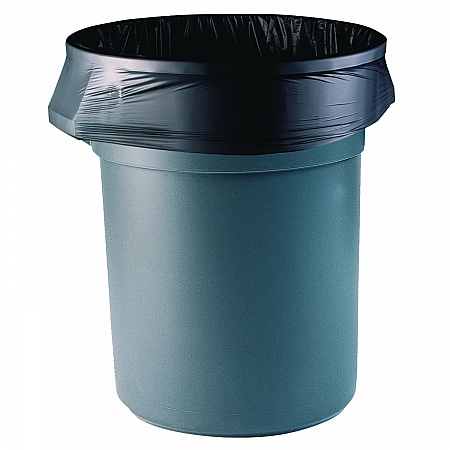 Linear Low Density Can Liners with AccuFit Sizing, 32 gal, 0.9 mil, 33