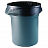 Linear Low Density Can Liners with AccuFit Sizing, 32 gal, 0.9 mil, 33