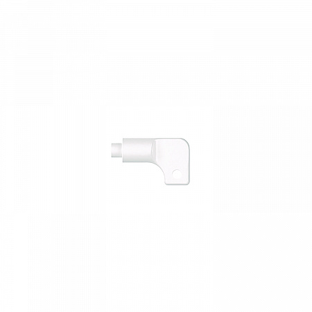 Pure by Gloss and Guild+Pepper ABS Mini Bracket - Screw Mount, 1.25 x 0.84 x 3.65, White, 48/Carton (100320)