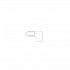 Pure by Gloss and Guild+Pepper ABS Mini Bracket - Screw Mount, 1.25 x 0.84 x 3.65, White, 48/Carton (100320)