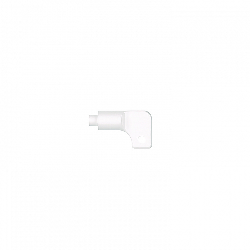 Pure by Gloss and Guild+Pepper ABS Mini Bracket - Screw Mount, 1.25 x 0.84 x 3.65, White, 48/Carton (100320)