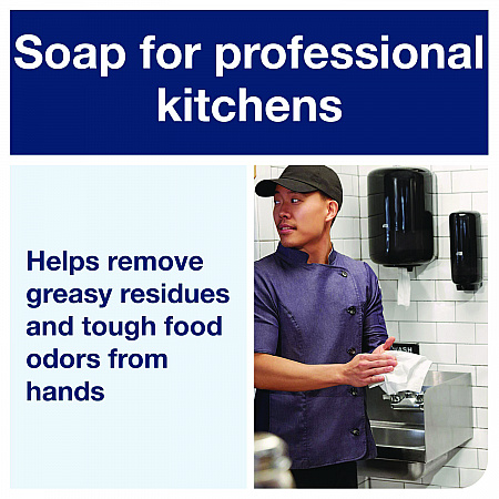 Odor-Control Hand Soap Liquid S4 Refill, Perfume-Free, 1 L, 6/Carton (400020)