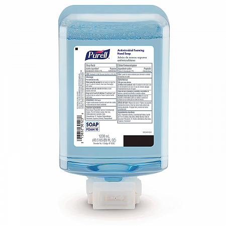Antimicrobial Foaming Hand Soap Refill, For ES10 Dispensers, Plum Scent, 1,200 mL, 2/Carton (838202CT)