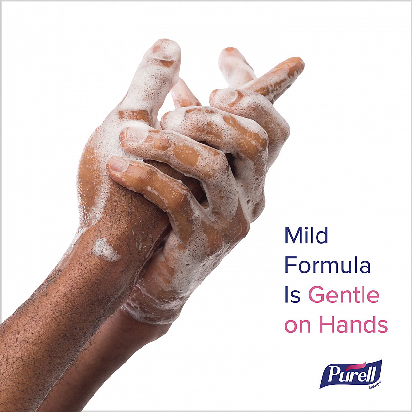 Antimicrobial Foaming Hand Soap Refill, For ES10 Dispensers, Plum Scent, 1,200 mL, 2/Carton (838202CT)