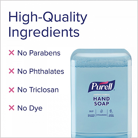 Antimicrobial Foaming Hand Soap Refill, For ES10 Dispensers, Plum Scent, 1,200 mL, 2/Carton (838202CT)