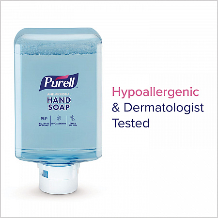 Antimicrobial Foaming Hand Soap Refill, For ES10 Dispensers, Plum Scent, 1,200 mL, 2/Carton (838202CT)