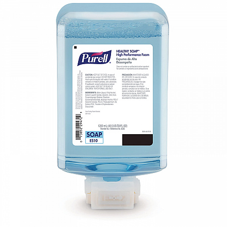HEALTHY SOAP with CLEAN RELEASE Technology Refill, For ES10 Dispensers, Fragrance-Free, 1,200 mL, 2/Carton (838502CT)