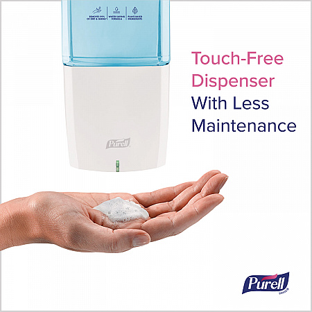 ES10 Automatic Hand Soap Dispenser, 1,200 mL, 4.33 x 3.96 x 10.31, White (8330E1)