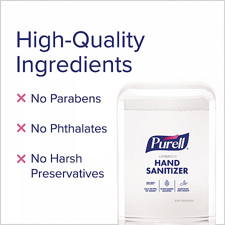 Advanced Hand Sanitizer Foam, Refill for PURELL ES10 Automatic Hand Sanitizer Dispenser, 1,200 mL, Citrus Scent, 2/Carton (835302CT)