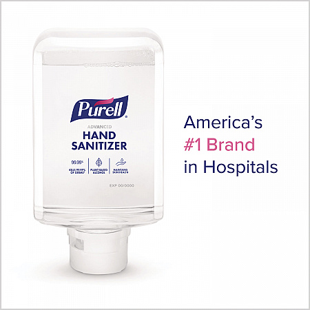 Advanced Hand Sanitizer Foam, Refill for PURELL ES10 Automatic Hand Sanitizer Dispenser, 1,200 mL, Citrus Scent, 2/Carton (835302CT)