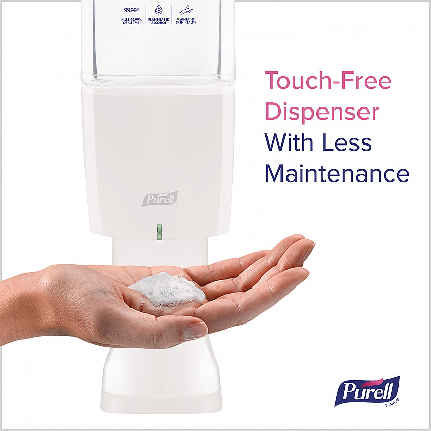 ES10 Automatic Hand Sanitizer Dispenser, 4.33 x 3.96 x 10.31, White (8320E1)