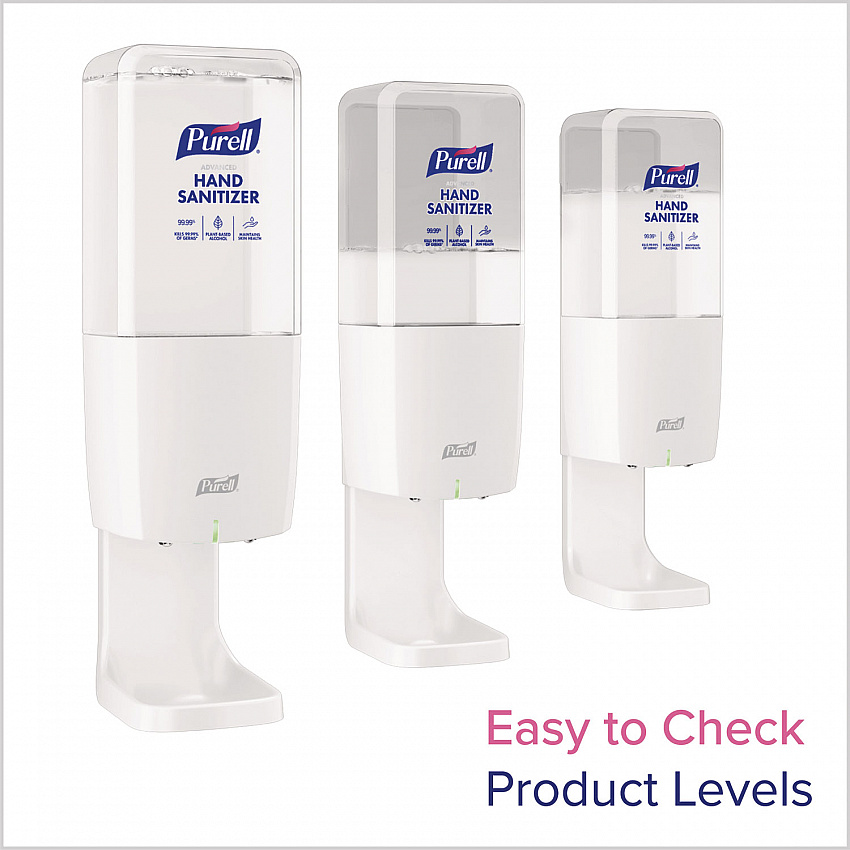 ES10 Automatic Hand Sanitizer Dispenser, 4.33 x 3.96 x 10.31, White (8320E1)