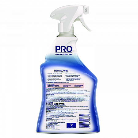 Disinfectant Bathroom Cleaner, Fresh Scent, 32 oz Spray Bottle, 12/Carton (04685CT)