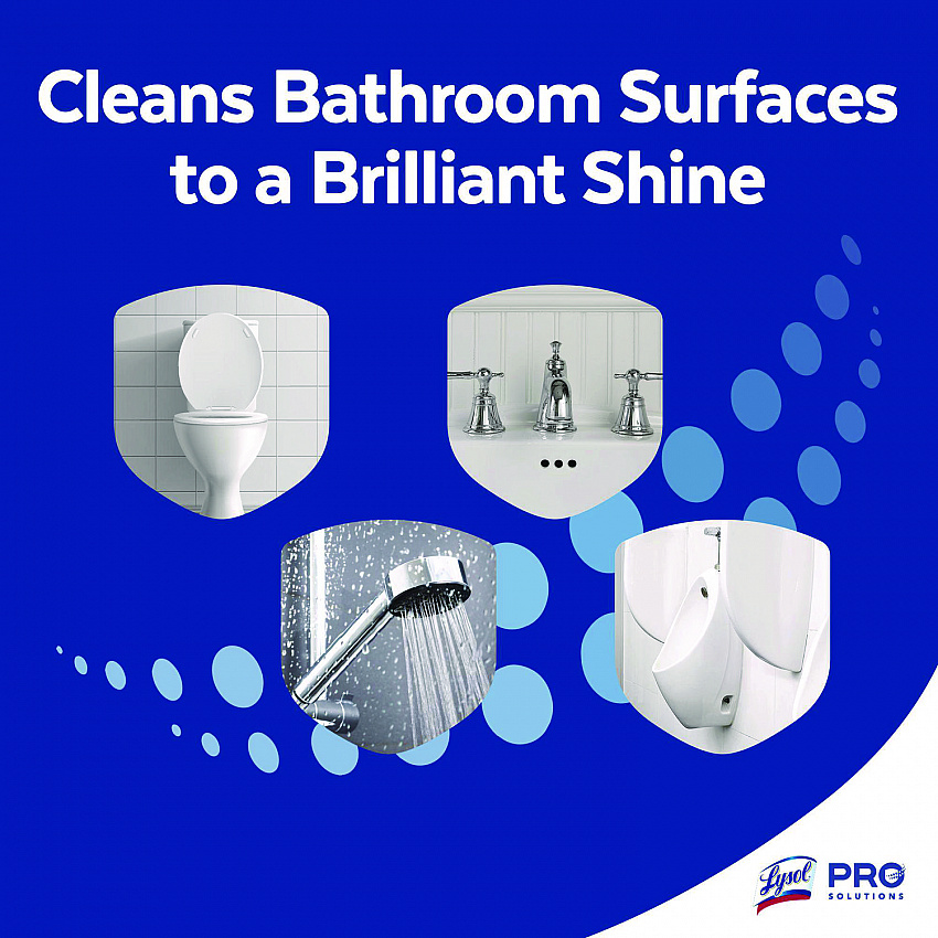 Disinfectant Bathroom Cleaner, Fresh Scent, 32 oz Spray Bottle, 12/Carton (04685CT)