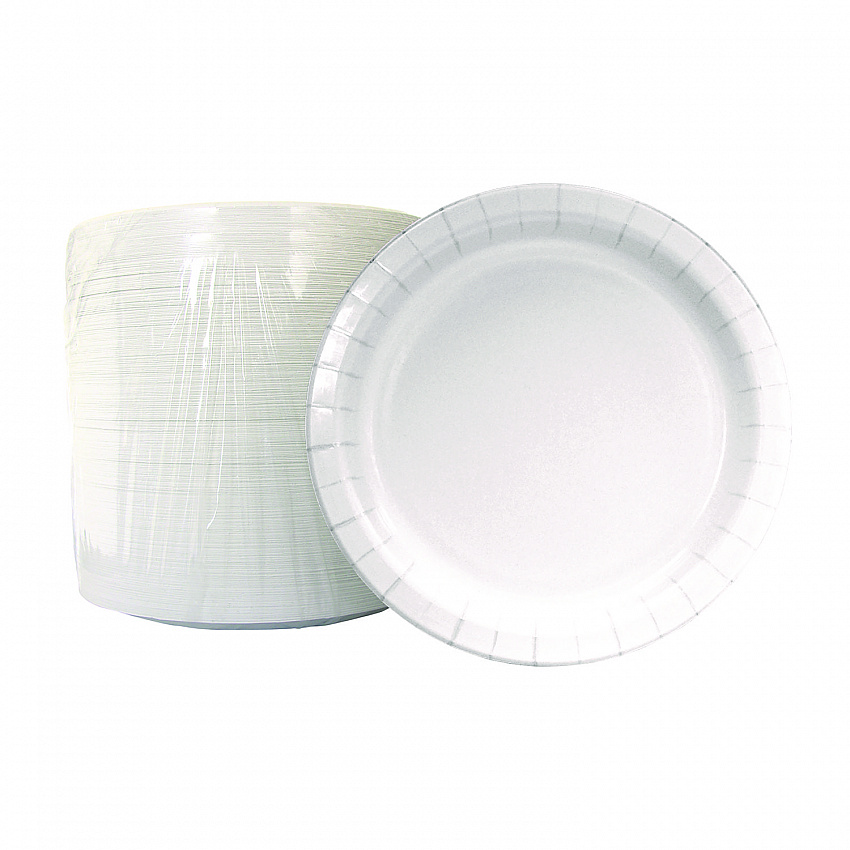 Paper Dinnerware, Plate, 6" dia, White, 1,000/Carton (WH6PLT)