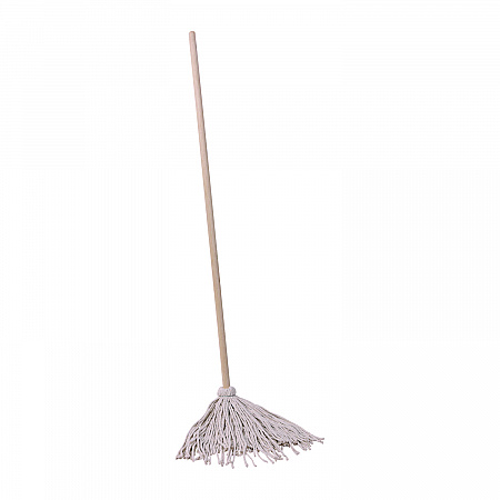 Handle/Deck Mops, #20 White Cotton Head, 54