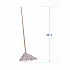 Handle/Deck Mops, #20 White Cotton Head, 54