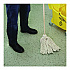 Handle/Deck Mops, #20 White Cotton Head, 54