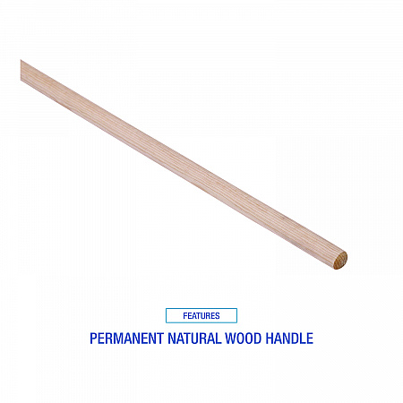 Handle/Deck Mops, #20 White Cotton Head, 54