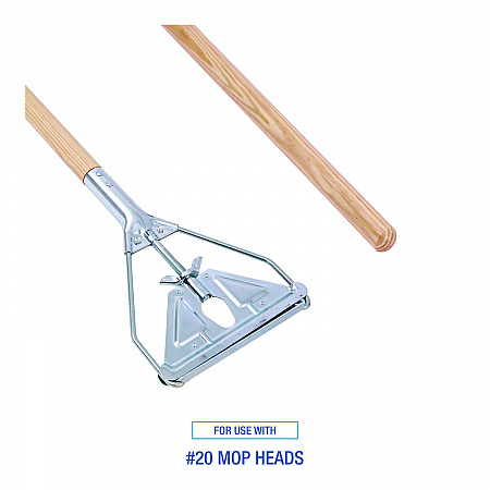 Quick Change Metal Head Mop Handle for No. 20 and Up Heads, 62