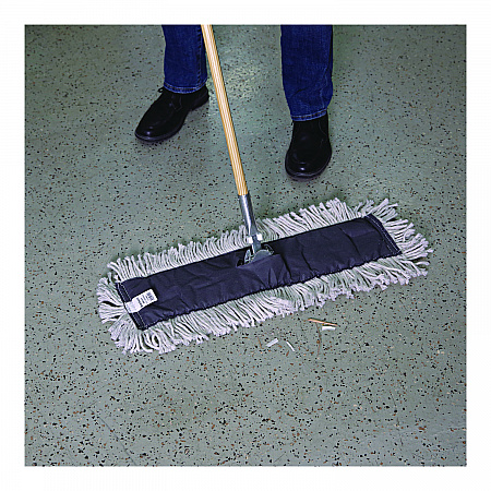 Disposable Dust Mop Head, Cotton, 18w x 5d (1618)
