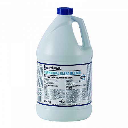 Germicidal Ultra Bleach, 6% Sodium Hypochlorite, 1 gal Bottle, 6/Carton (3406)