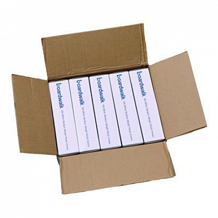 Mediumweight Polystyrene Cutlery, Fork, Plastic, White, 100/Box, 10 Boxes/Carton (FORKMWPSCT)