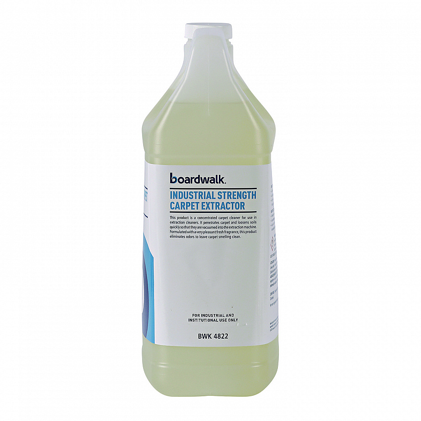 Industrial Strength Carpet Extractor, Clean Scent, 1 gal Bottle, 4/Carton (4822)