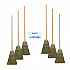 Corn/Fiber Brooms, Corn/Yucca Bristles, 53.5