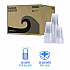 Clear Plastic PET Cups, 12 oz, 50/Sleeve, 20 Sleeves/Carton (PET12)