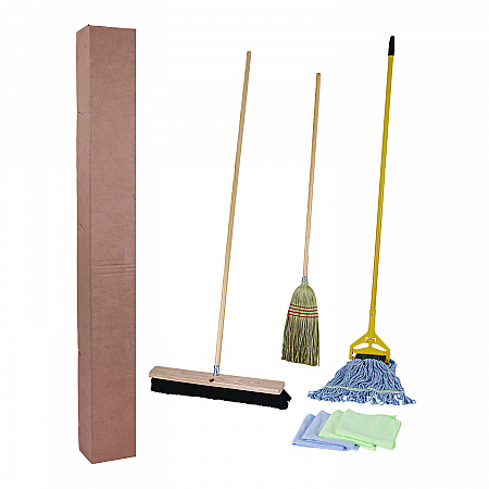 Cleaning Kit, Medium Blue Cotton/Rayon/Synthetic Head, 60