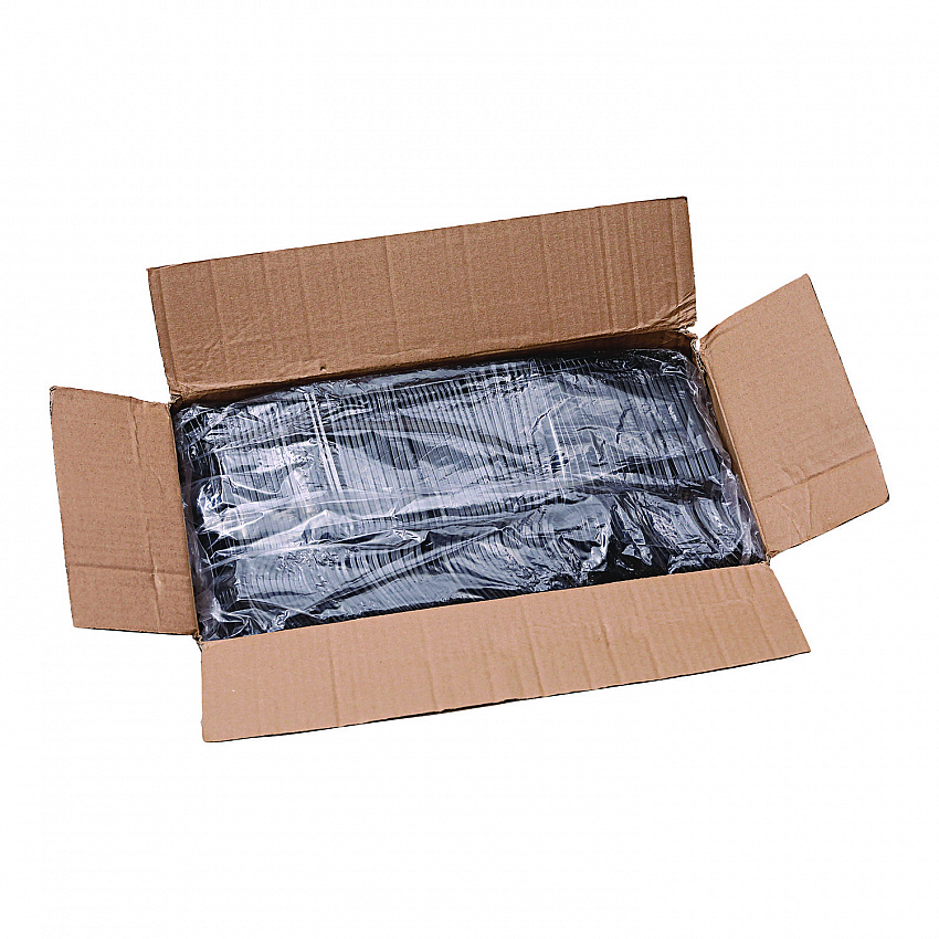 Heavyweight Polystyrene Cutlery, Fork, Plastic, Black, 1,000/Carton (FORKHWBLA)
