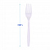 Heavyweight Polypropylene Cutlery, Fork, Plastic, White, 1,000/Carton (FORKHWPPWH)