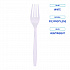 Heavyweight Polypropylene Cutlery, Fork, Plastic, White, 1,000/Carton (FORKHWPPWH)