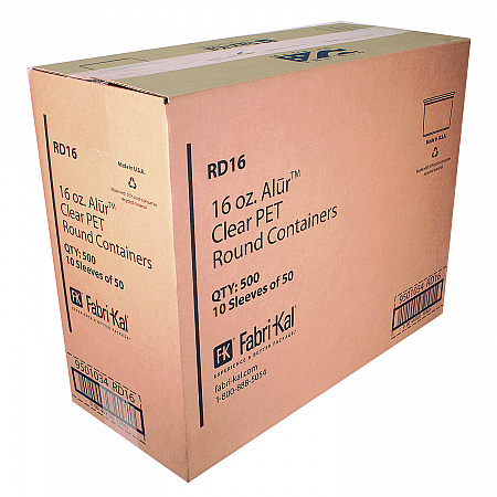 Recycleware Round Deli Container, 16 oz, 4.6