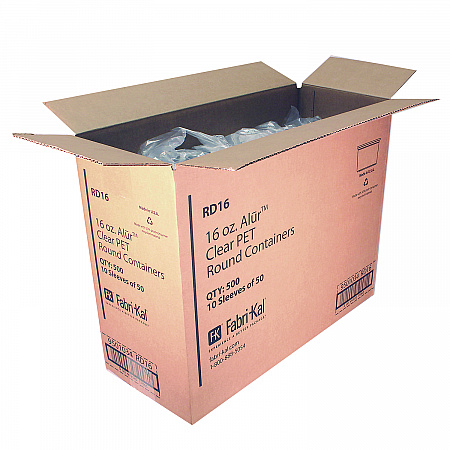 Recycleware Round Deli Container, 16 oz, 4.6