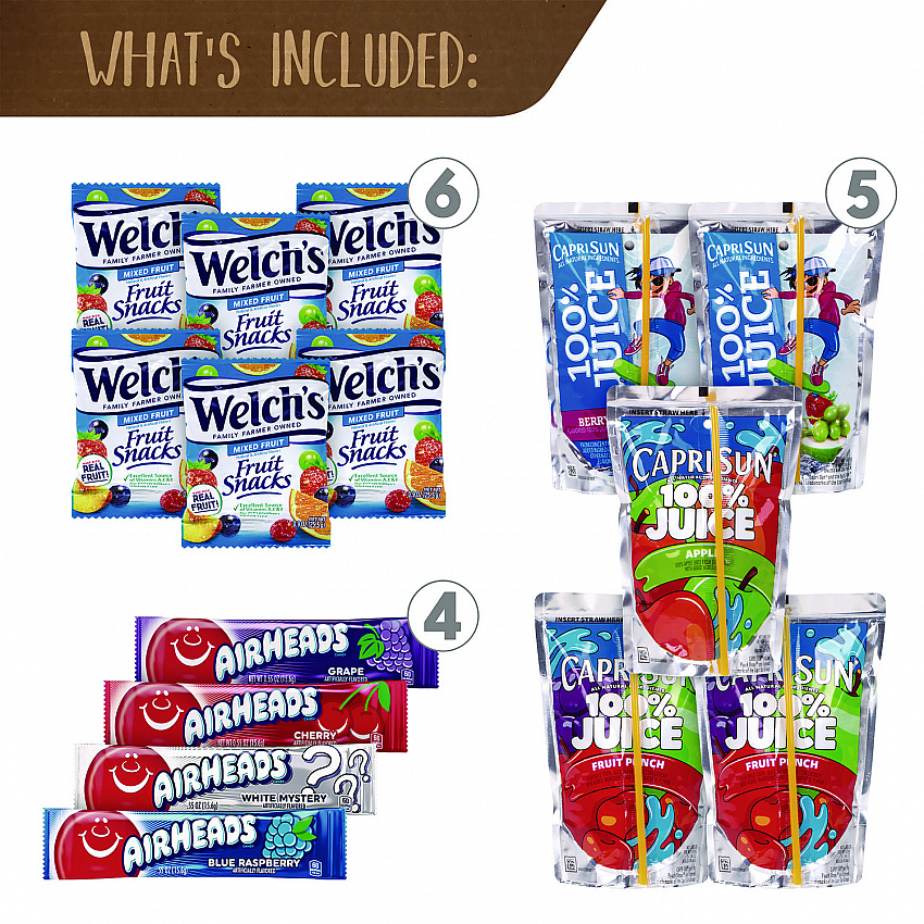 Allergen Friendly Snack Box, 38 Assorted Snacks/Box (70000156)