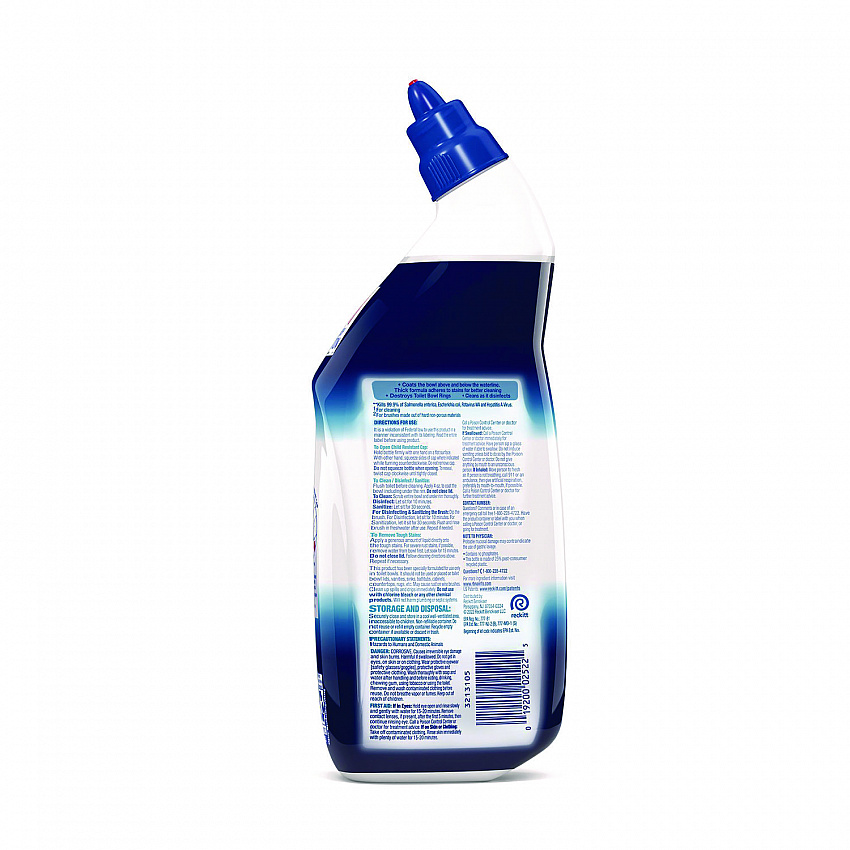 Disinfectant Toilet Bowl Cleaner, Atlantic Fresh Scent, 24 oz Bottle, Angle-Neck Bottle (98012EA)