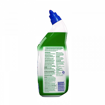 Disinfectant Toilet Bowl Cleaner with Bleach, Clean Scent, 24 oz Angle-Neck Bottle, 9/Carton (98014)
