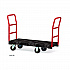 Heavy-Duty Platform Truck Cart, 1,200 lb Capacity, 24 x 48 Platform, Black (443610BLA)